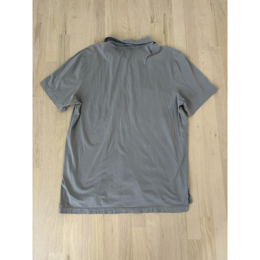 JAMES PERSE Gray Polo Shirt Size 4 XL Short Sleeve Supima Cotton USA MSX3337 - Picture 6 of 6